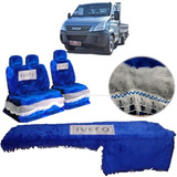 Capa Banco Painel Chinil Emblema Bordado Iveco Daily 2009