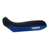 Capa Banco Yamaha Xtz 125 Antiderrapante Azul + Manguito 