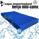 Capa Berço Mini Cama Impermeável Para Colchão Hospitalar Forrada 70 130 12 Miranda Colchões