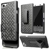 Capa BlackBerry KEYone Com Clipe- Capa De Suporte Preta Para Celular Nakedcell - Coldre De Quadril Para BlackBerry KEYone Phone -Verizon-ATT-Sprint-Unlocked-