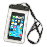 Capa Bolsa A Prova Dágua Impermeável Universal Para Celular Cor Preto