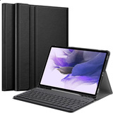 Capa Book Teclado Para Samsung Galaxy Tab S7 Fe T730 T733