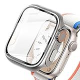 Capa Bumper Vidro Temperado Compatível Com Relogio Apple Watch Series 8 7 6 SE 40MM 41MM 44MM 45MM Para Apple Watch Ultra 49MM Titânio 44 45MM 