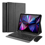 Capa C Teclado E Mouse Para iPad Pro 12 9 2022 A2764 A2437