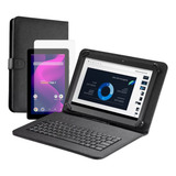 Capa C Teclado Para Tablet Positivo Vision Tab 7 Película