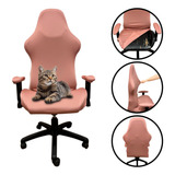 Capa Cadeira Gamer Spandex Luxo Tamanho Universal Ajustável