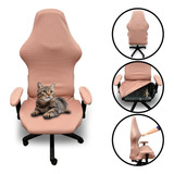 Capa Cadeira Gamer Spandex Luxo Universal Tamanho Ajustável