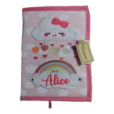 Capa Caderno Caderneta Vacina Bebe Personalizada Com Nome 
