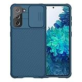 Capa Capinha Anti Impacto Nillkin Camshield Galaxy S21 Com Tela De 6 2 Polegadas Danet Azul Escuro
