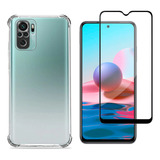 Capa Capinha Anti Impacto Película 3d Para Xiaomi Note 10s