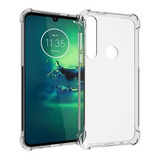 Capa Capinha Anti Queda Compatível Moto G8 Play One Macro Cor Transparente