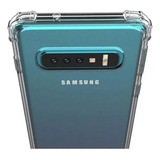 Capa Capinha Antishock Para Galaxy S10 Pelicula Nano Gel
