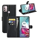 Capa Capinha Carteira 360 Para Motorola Moto G10 G20 E G30 Com Tela De 6 5 Polegadas Case Couro Flip Wallet Preta 