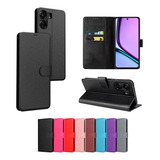 Capa Capinha Carteira Couro Compatível Com Xiaomi Redmi 13c