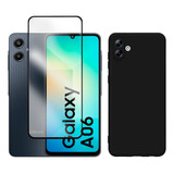 Capa Capinha Case Aveludada Película Para Galaxy A06 Sm065