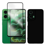 Capa Capinha Case Aveludada Película Para Moto G35 Xt24331