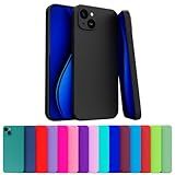 Capa Capinha Case Compatível Apple IPhone 14 Silicone Aveludada Com Proteção De Câmera PRETO 