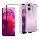 Capa Capinha Case Compatível Com Moto G24 G24 Power Moto G04 Moto G04S - 2 Películas De Vidro