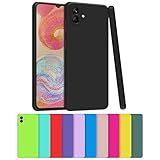 Capa Capinha Case Compatível Samsung Galaxy A05 Silicone Aveludada Com Proteção De Câmera PRETO 