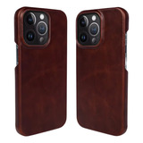 Capa Capinha Case Couro Genuíno Legítimo iPhone 13 14 15 Max
