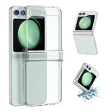 Capa Capinha Case Para Z Flip 6 Proteção No Meio Transparent