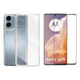 Capa Capinha Case Película 3d Para Motorola Moto G85 6 67