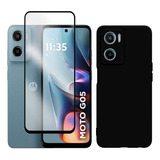 Capa Capinha Case Película 3d Tela Para Motorola Moto G05