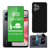 Capa Capinha Case Película Ceramica Para Xiaomi Note 12 4g