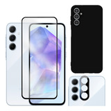 Capa Capinha Case Película Tela Camera Para Galaxy A55 5g