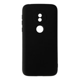 Capa Capinha Case Silicone Aveludada Para Moto G7 Play