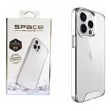 Capa Capinha Clear Case Space P iPhone 6 À 14 Pelicula 3d