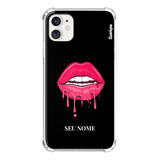 Capa Capinha Com Nome Personalizada Boca Rosa 2