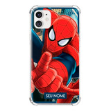 Capa Capinha Com Nome Personalizada Homem aranha 2