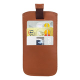 Capa Capinha Couro C Puxador Porta Cartão Calculadora Hp12c