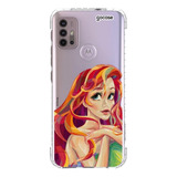Capa Capinha Gocase Para Motorola Ariel Disney Linda