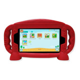 Capa Capinha Infantil Kids Tablet 7 Polegadas Vermelha