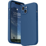 Capa Capinha Para iPhone 14 14 Pro Max Plus Silicone Premium Cor Azul marinho