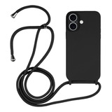 Capa Capinha Para iPhone 16 Com Cordao Alças Para Pendurar