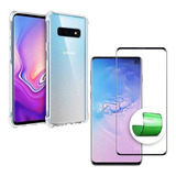 Capa Capinha Película 9d Cerâmica Samsung S10