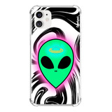 Capa Capinha Personalizada Alien Neon