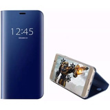 Capa Capinha Protetor Flip Cover Espelhada Luxo Moderna Samsung Galaxy A10 Sm a105 Tela 6 2 1 Pelicula Gel