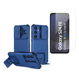 Capa Capinha Slide Para Galaxy S24 Fe Pelicula Hydrogel