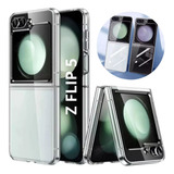 Capa Capinha Slim Acrilica Para Galaxy Z Flip 5 Transparente