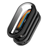 Capa Case Acrilico Com Película Vidro Para Xiaomi Mi Band 9