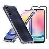 Capa Case Anti Queda Para Samsung Galaxy A25   Película 9d