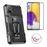 Capa Case Armor Clip Protetora Película 3d Para Galaxy A72
