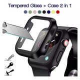Capa Case Bumper Com Acrilico 360 Compatível Apple Watch
