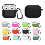 Capa Case Capinha Silicone Para AirPods 3 Protege Gancho