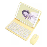 Capa Case Com Teclado E Mouse Para iPad Mini 5 Geração 7 9