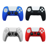 Capa Case De Silicone Controle Ps5 4 Par De Grips Borracha